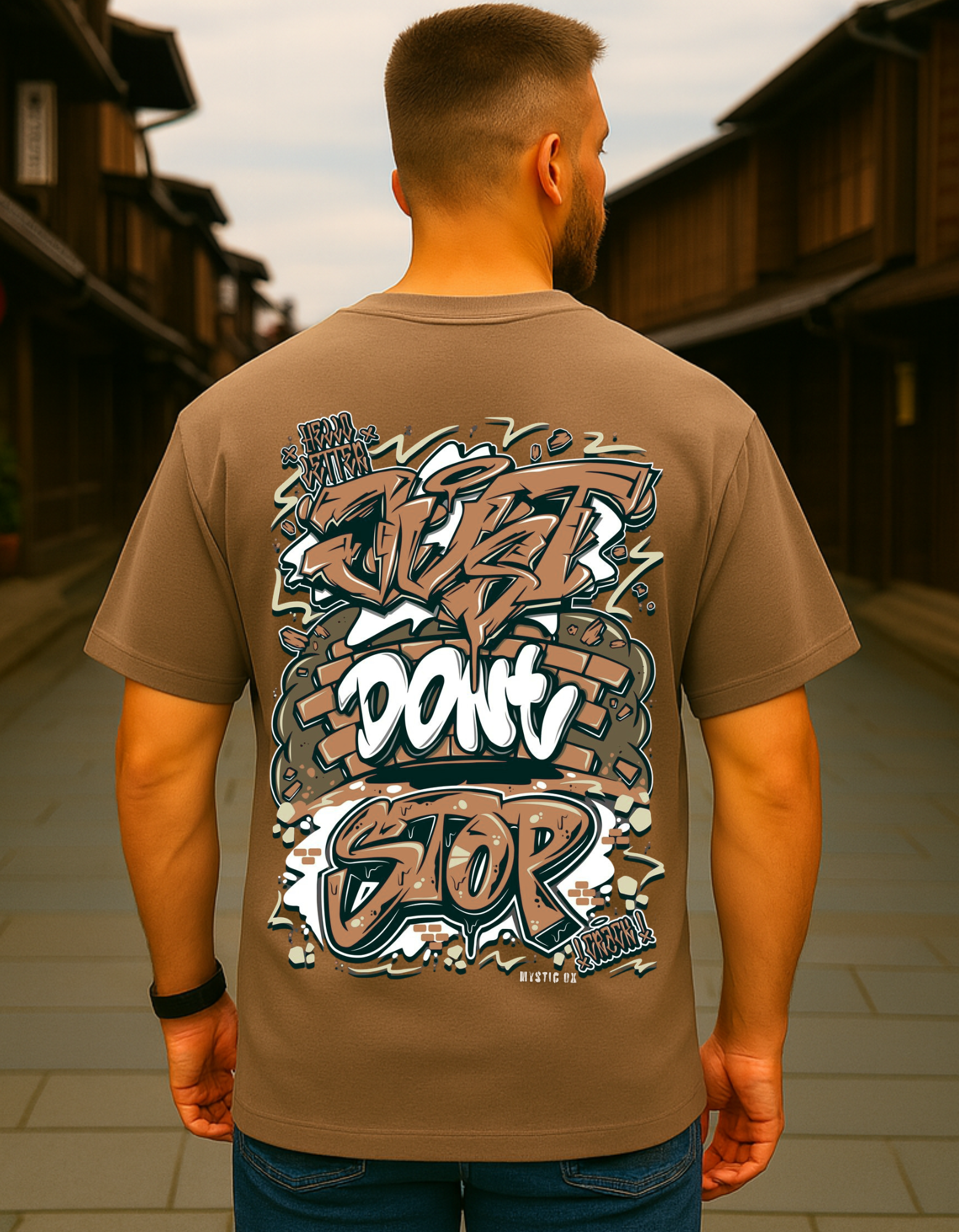 OVERSIZED GRAPHITEE T-SHIRT