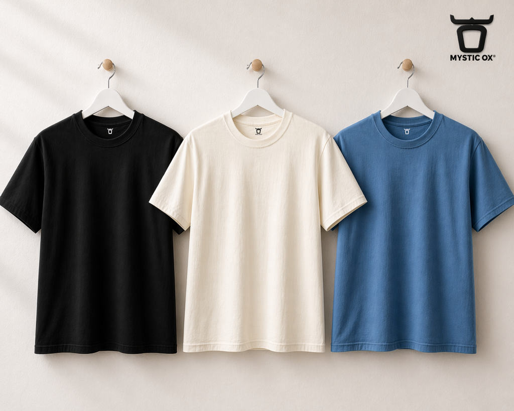 MOX REGULAR FIT PLAIN T-SHIRTS  COMBO