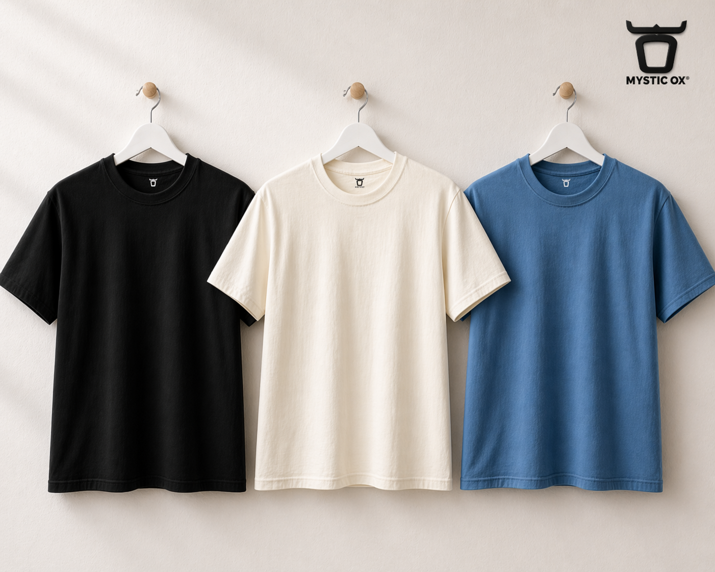 MOX REGULAR FIT PLAIN T-SHIRTS  COMBO