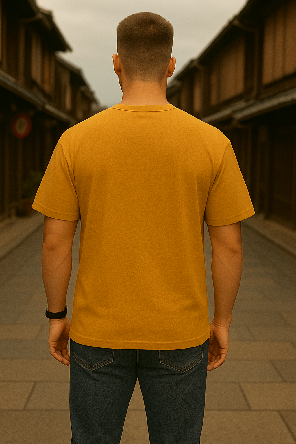 MYSTIC OX -MUSTARD YELLOW T-SHIRT