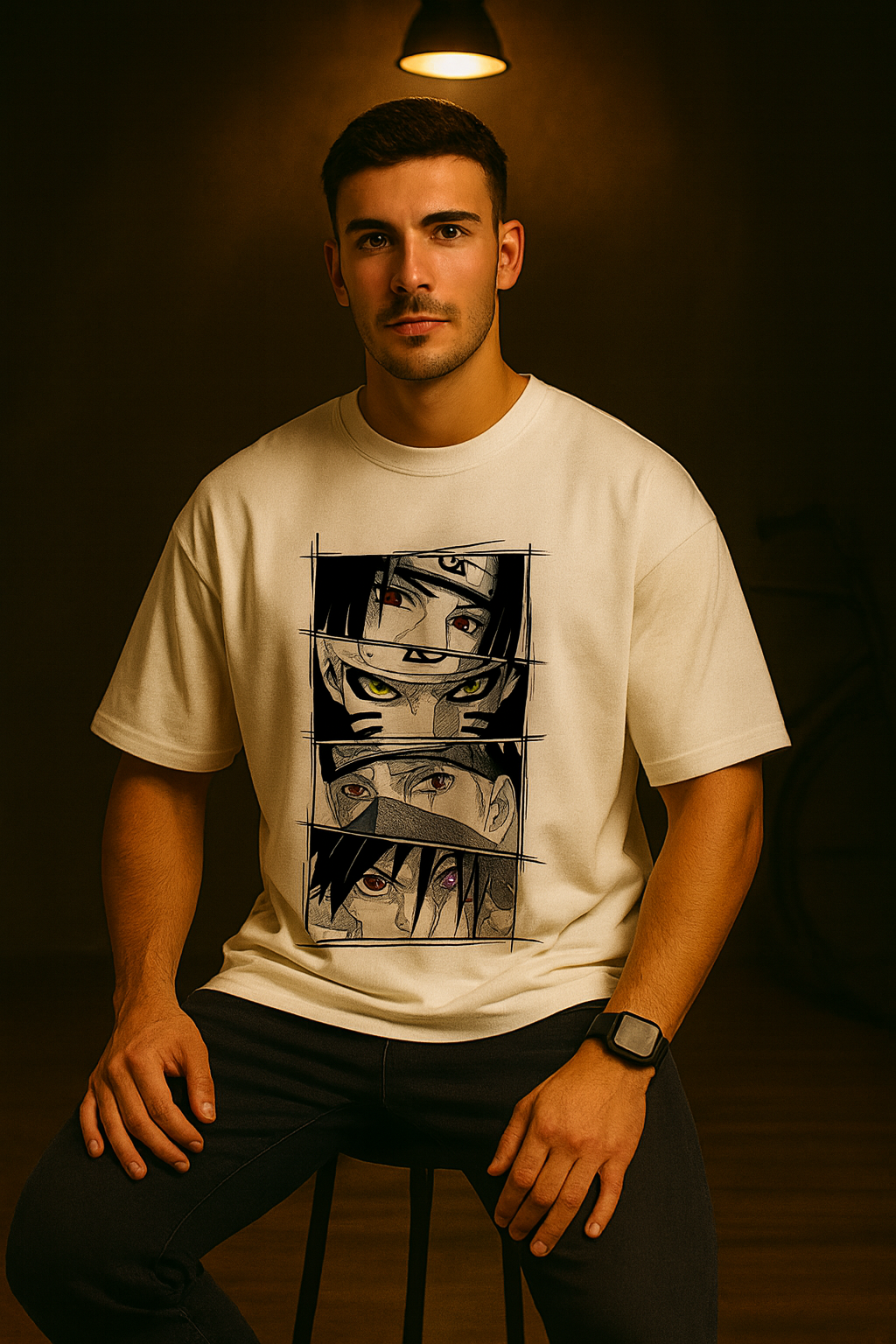 ROYAL WHITE ANIME T-SHIRT