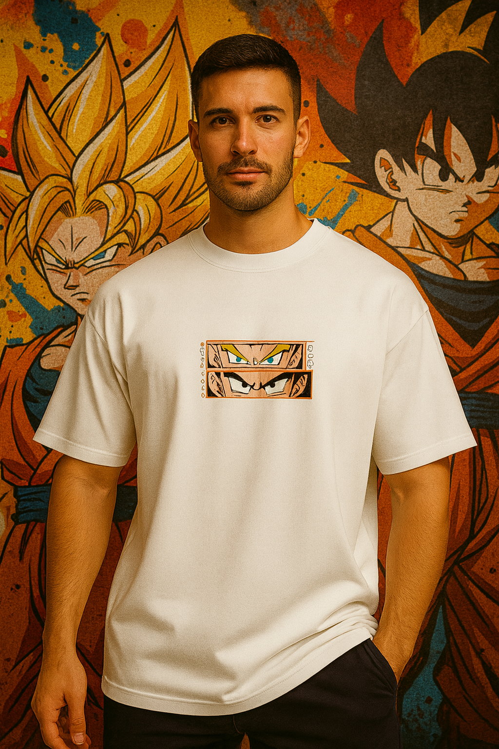 MYSTIC OX ANIME T-SHIRT ROYAL WHITE