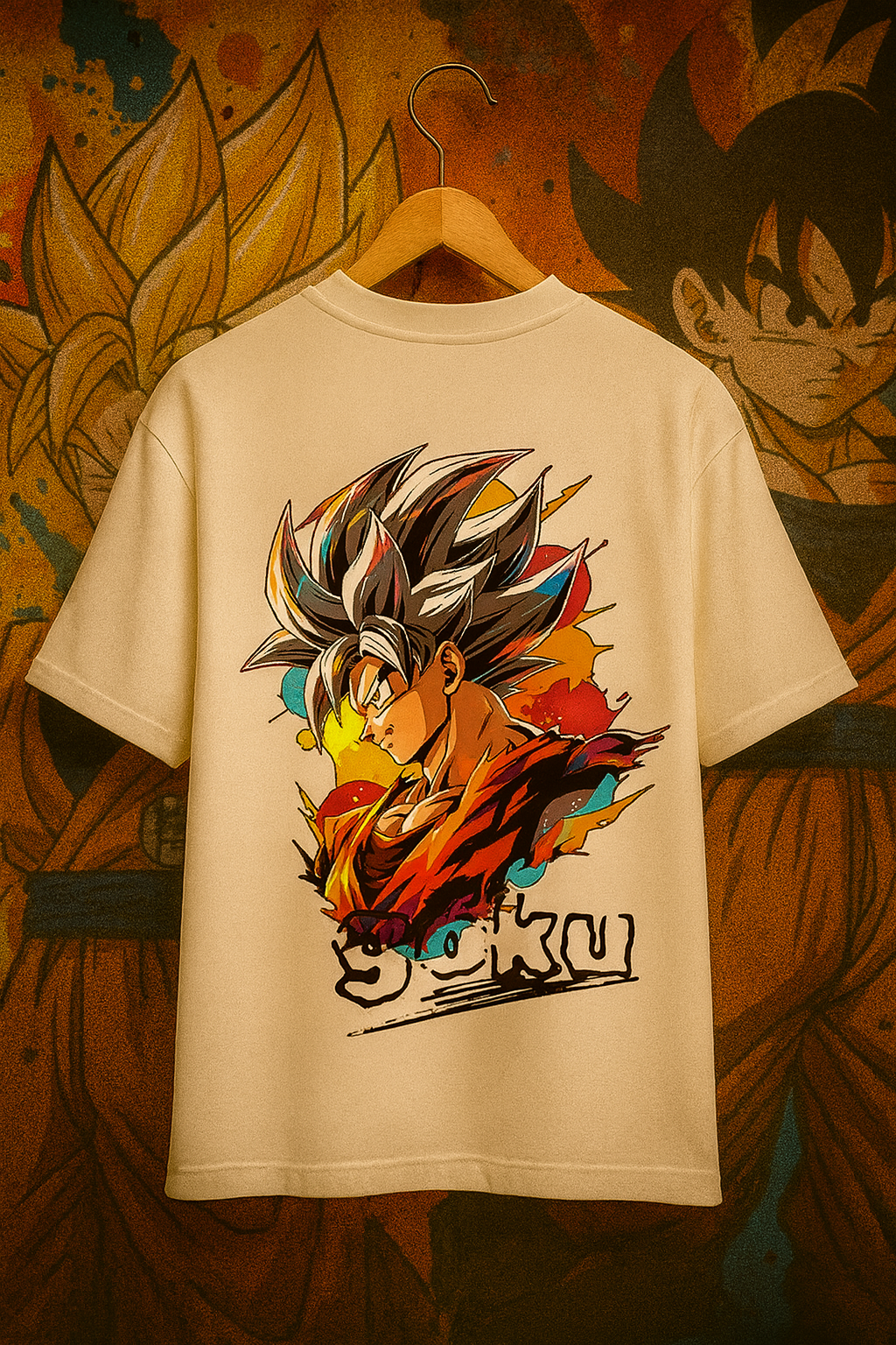 MYSTIC OX ANIME T-SHIRT ROYAL WHITE