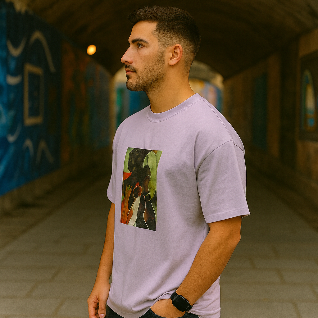 MYSTIC OX-CANVAS ART T-SHIRT