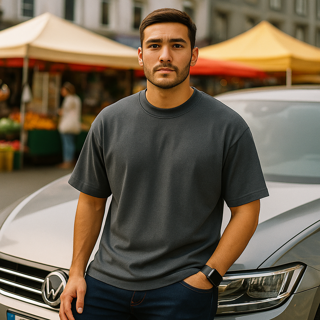 MYSTIC OX OVERSIZED T-SHIRT GREY