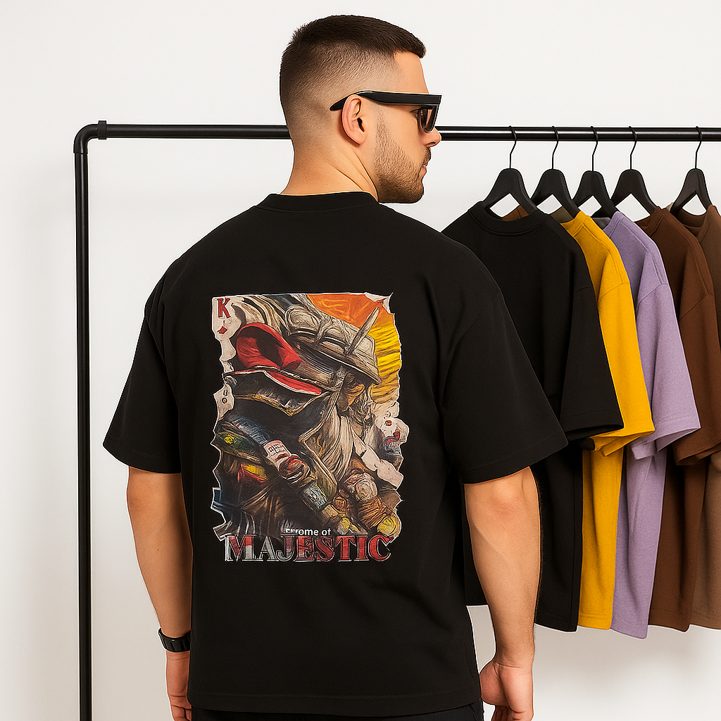 MYSTIC OX-ANIMATED PRINT OVERSIZED T-SHIRT