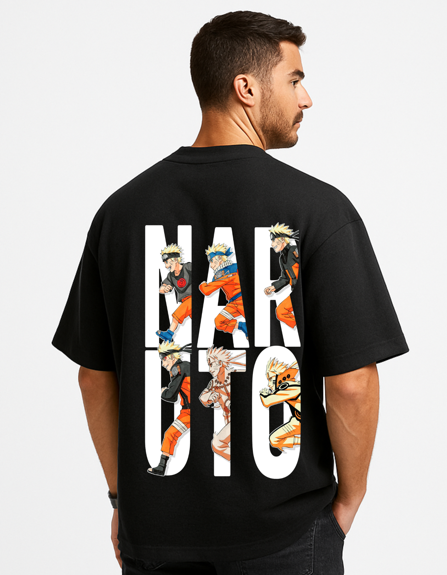 NARUTO ANIME OVERSIZED T-SHIRT