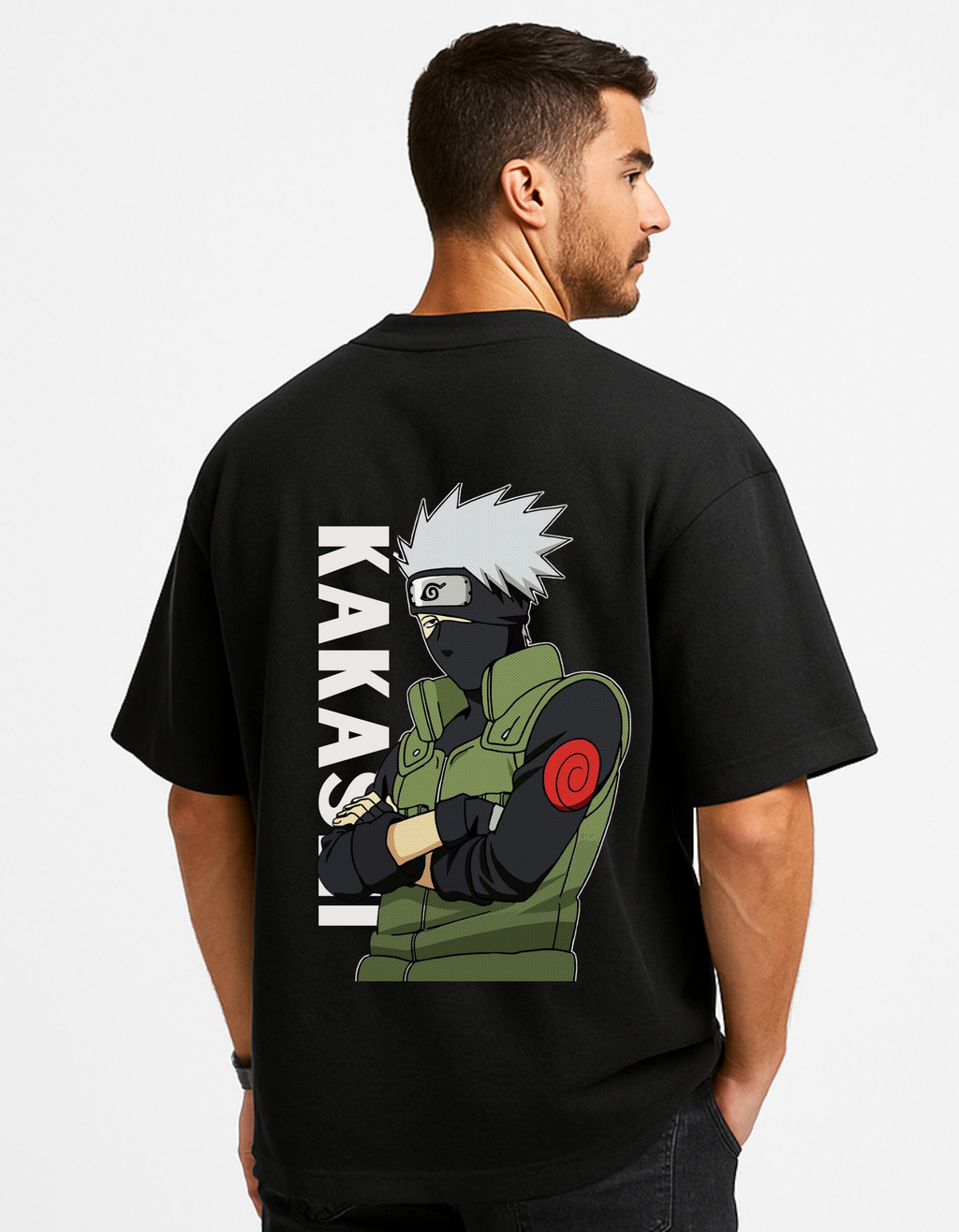 KAKASHI ANIME OVERSIZED T-SHIRT
