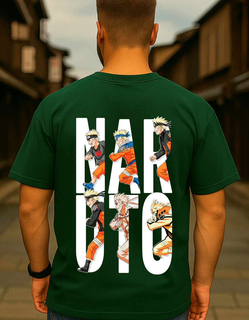 NARUTO ANIME OVERSIZED T-SHIRT