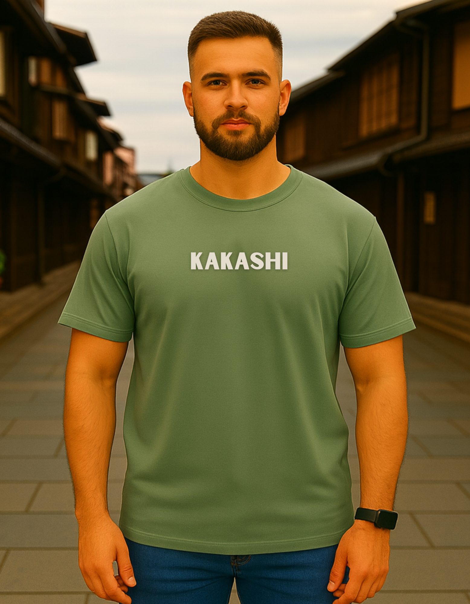 KAKASHI ANIME OVERSIZED T-SHIRT