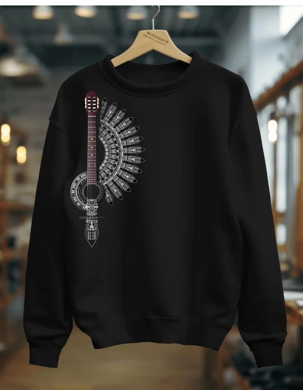 MYSTIC OX SWEAT SHIRT BLACK