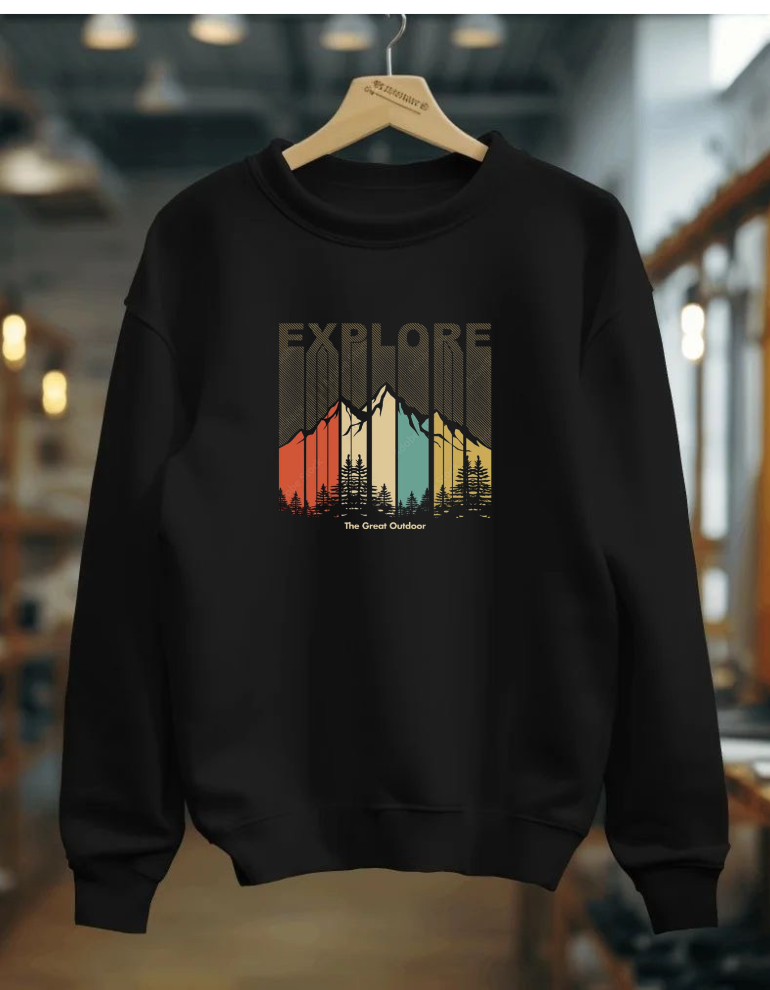 MYSTIC OX SWEAT SHIRT BLACK