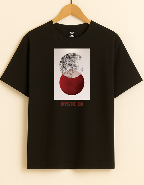 Classic Fit Red Moon T-Shirt