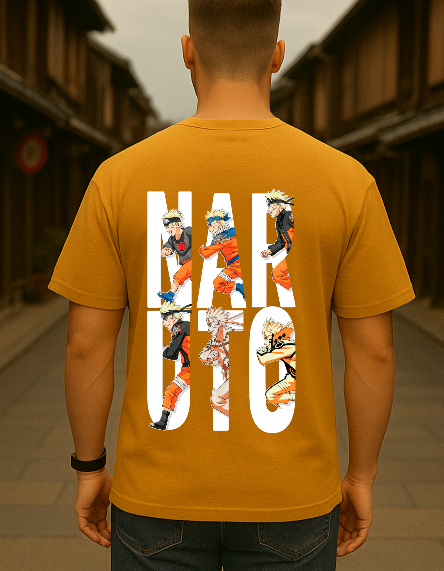 NARUTO ANIME OVERSIZED T-SHIRT