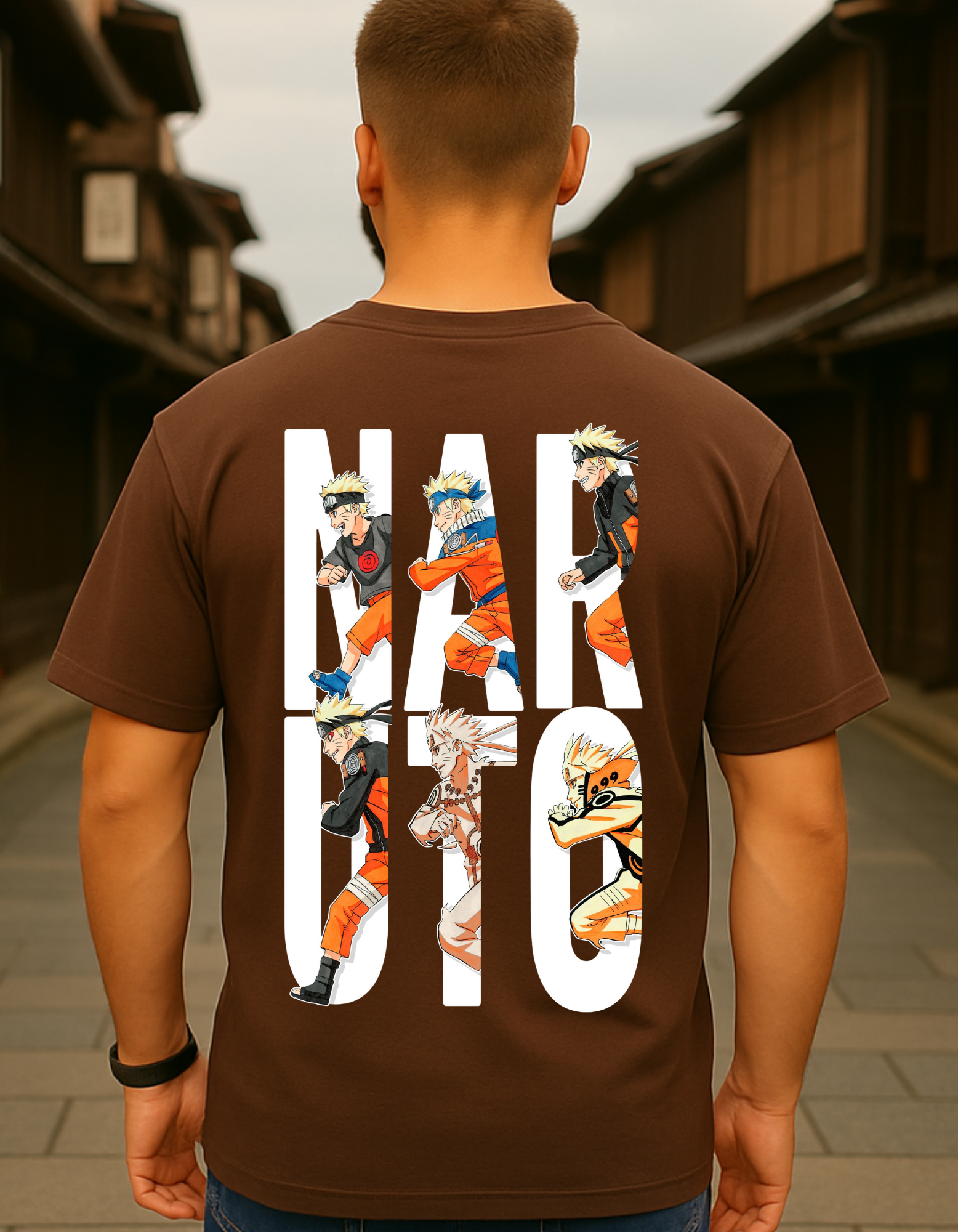 NARUTO ANIME OVERSIZED T-SHIRT
