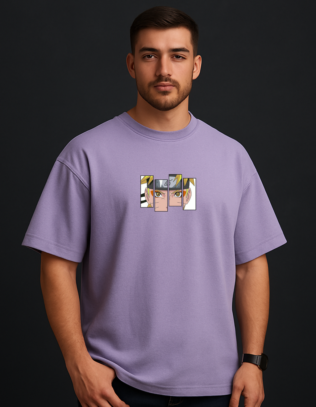 NARUTO ANIME OVERSIZED T-SHIRT