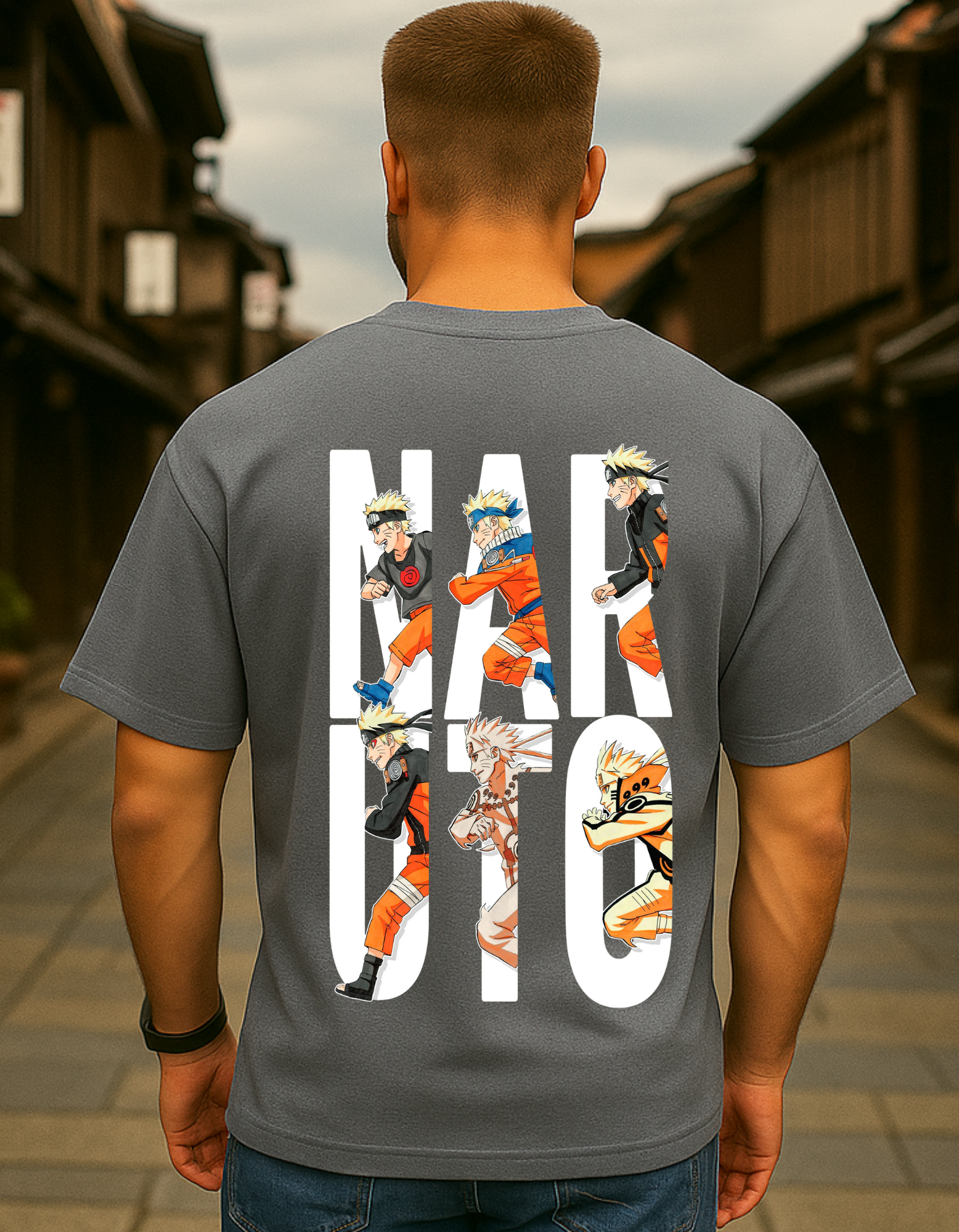 NARUTO ANIME OVERSIZED T-SHIRT