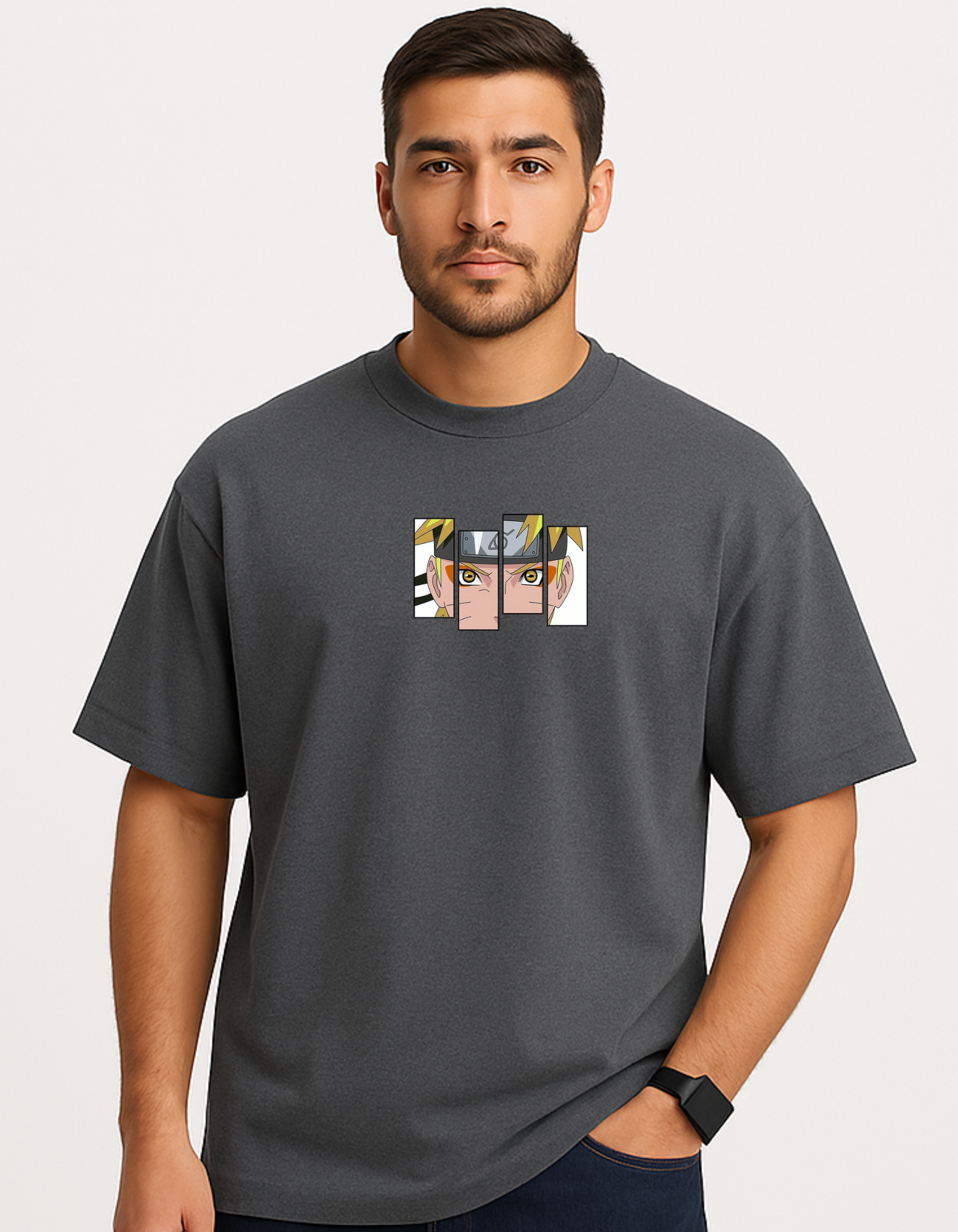 NARUTO ANIME OVERSIZED T-SHIRT
