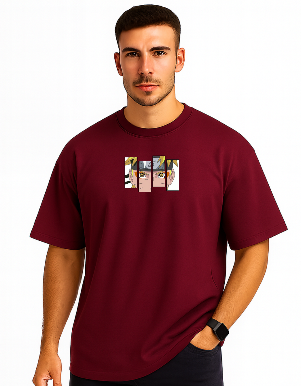 NARUTO ANIME OVERSIZED T-SHIRT